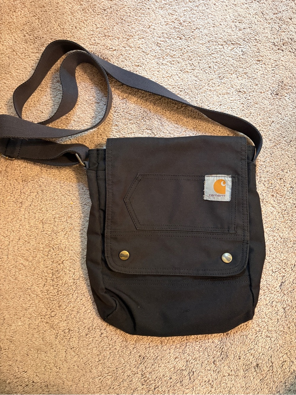 Carhartt Black Crossbody Utility Bag